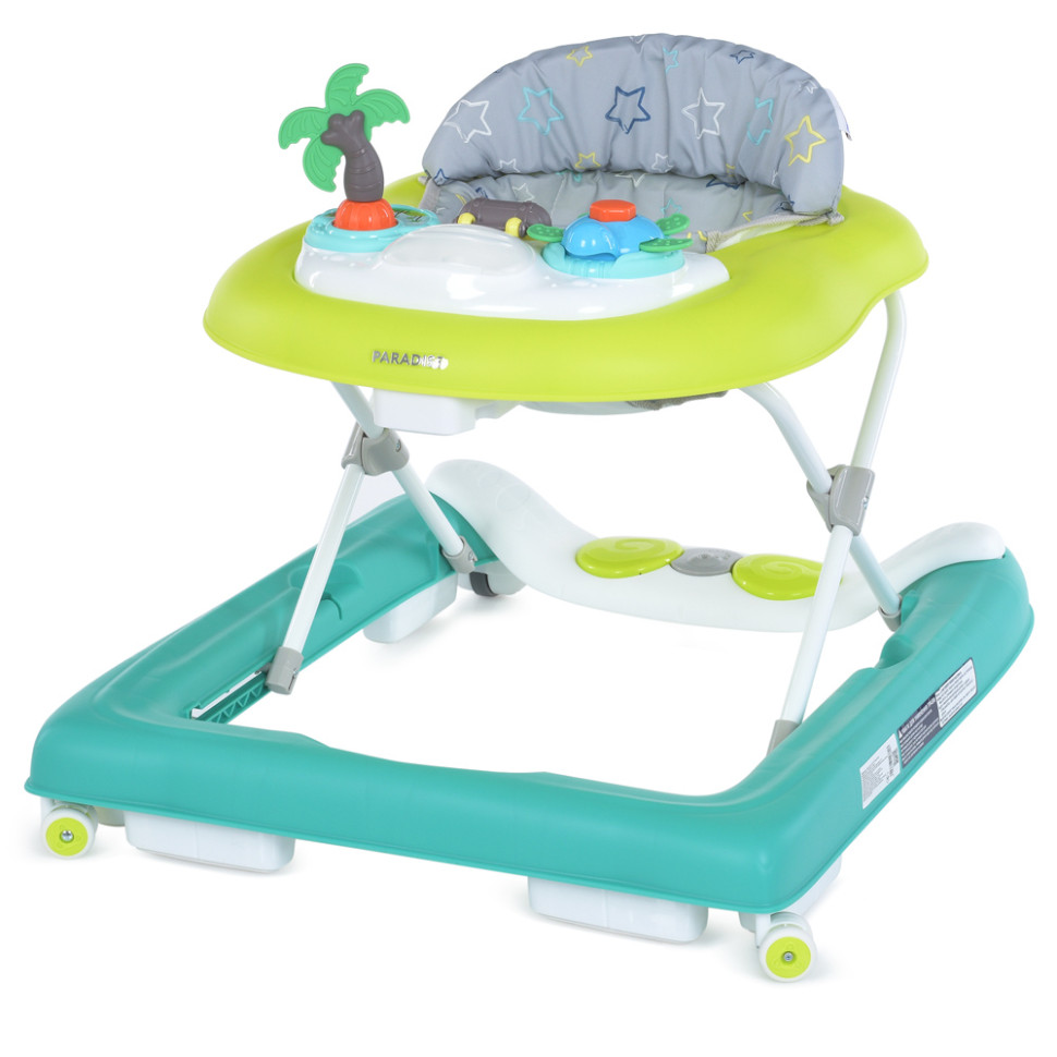 Дитячі ходунки EL CAMINO ME 1103 Tropical Green з музикою та світлом