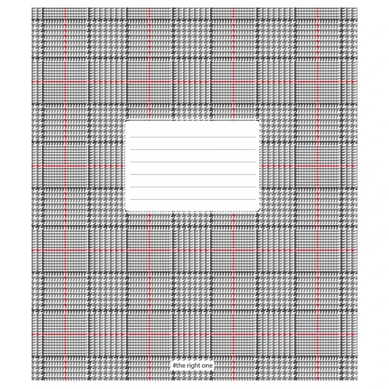 Зошит учнівський "Houndstooth print" 024-3387K-3 в клітинку, 24 аркушів