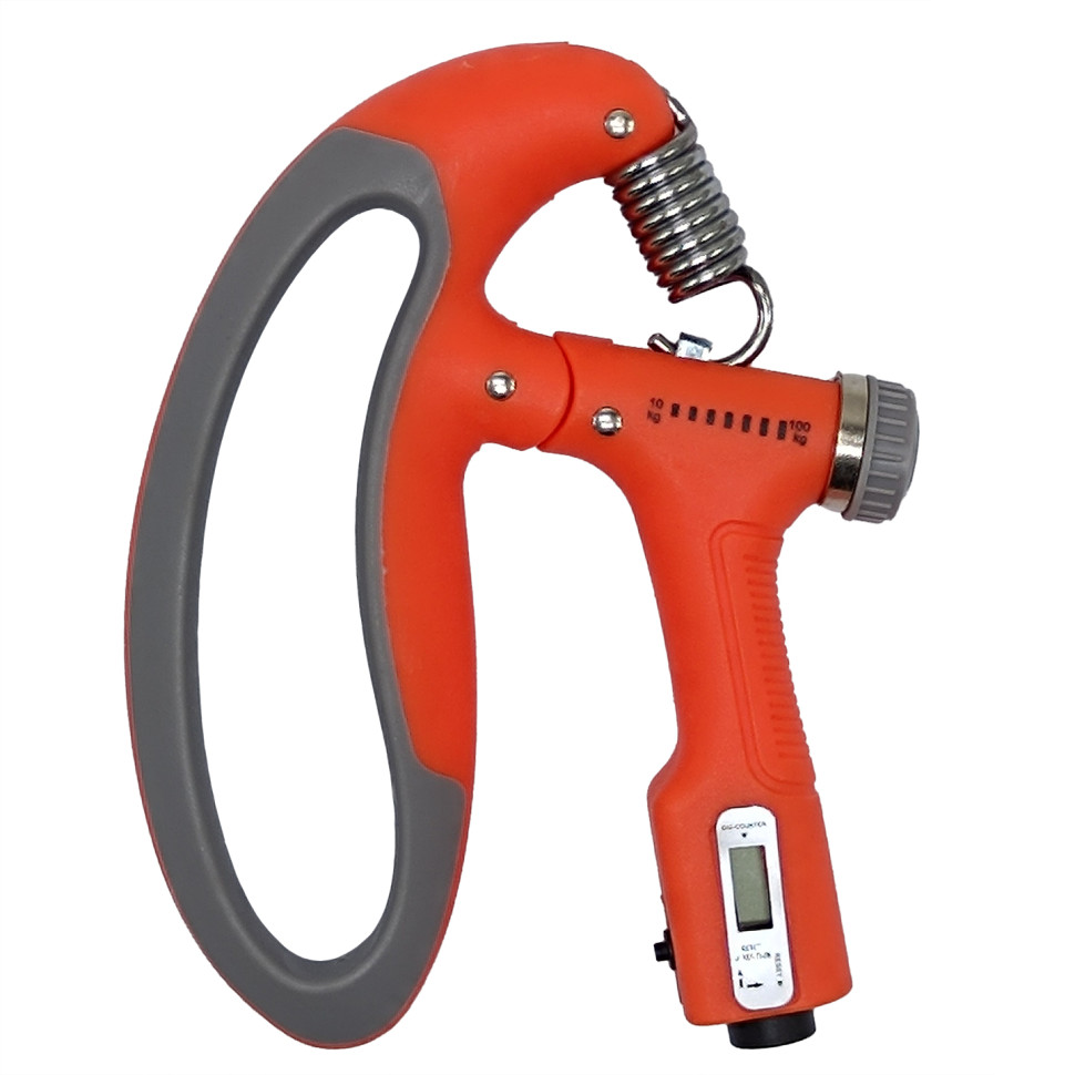 Еспандер кистьовий MS 4218(Blue) регулювання навантаження 10-100 кг, електронний лічильник