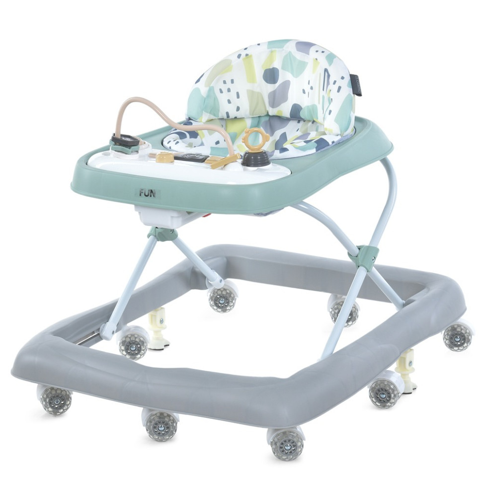 Ходунки дитячі FUN ME 1184 Green, світлові та звукові ефекти
