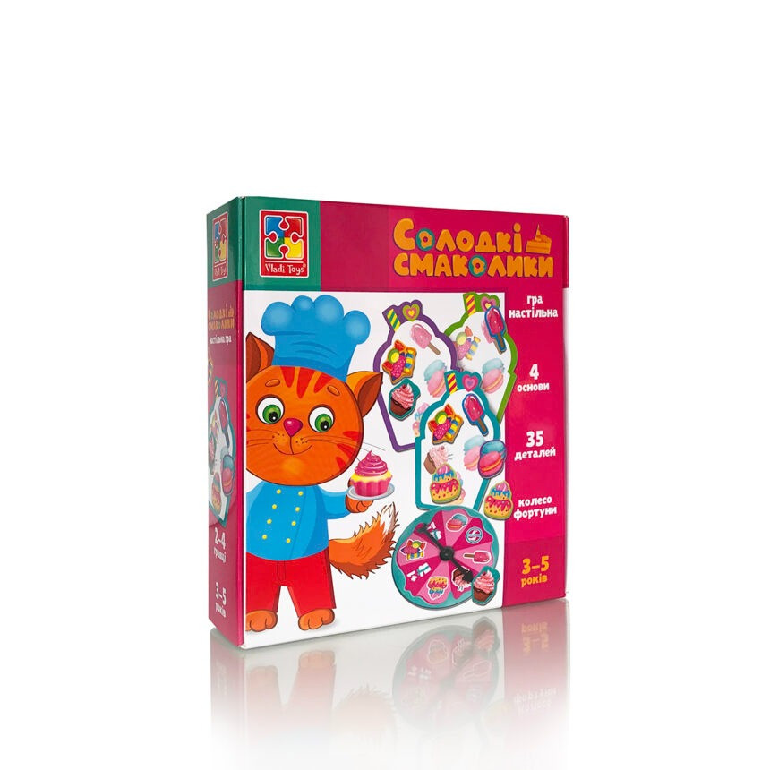 Настільна гра "Солодкі смаколики" Vladi Toys VT1804-42 (укр)