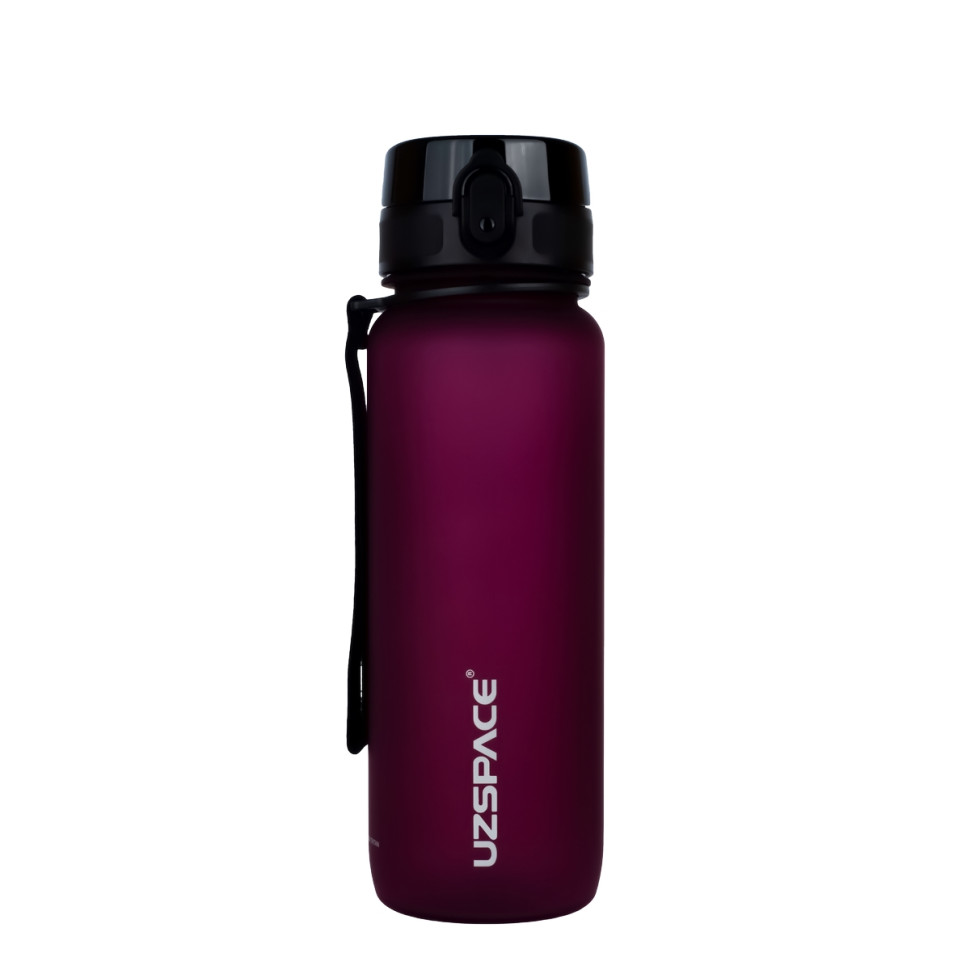 Пляшка для води UZSPACE 3053(Burgundy) 800 мл, бордова