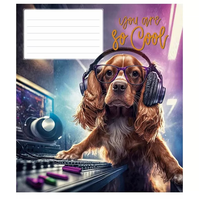Зошит учнівський "You are so cool" 012-3241L-3 у лінію, 12 аркушів
