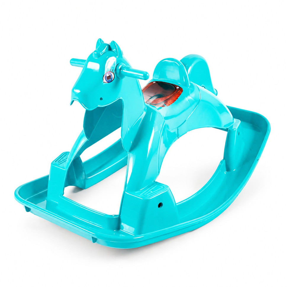 Конячка-гойдалка Doloni Toys 05550/7 Бірюзова