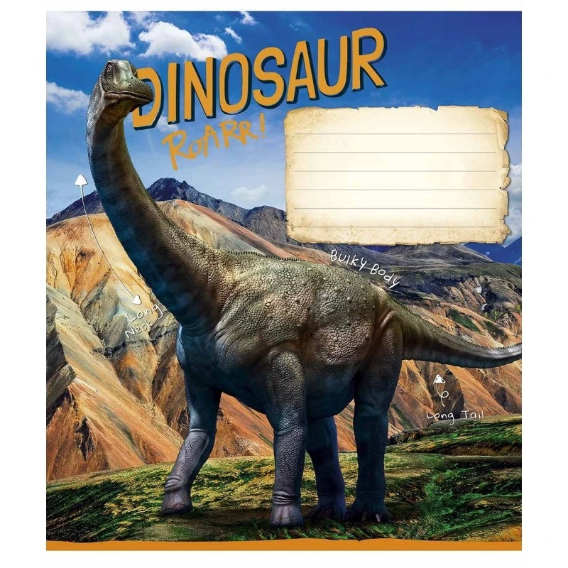 Зошит учнівський "Jurassic world" 018-3310K-2 в клітинку, 18 аркушів