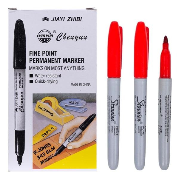 Маркер тонкий "Sharp" 95000(Red) червоний, 1 штука