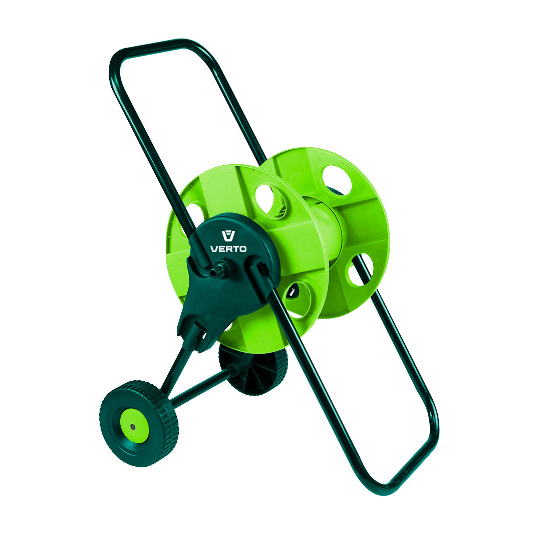 Катушка для шланга на колесах Verto 15G791 для шлангів 1/2", 5/8", 3/4" Verto