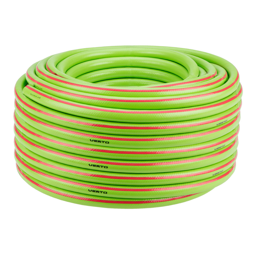 Шланг для поливу Verto 15G825Professional 3/4" x 50 м, міцний та надійний Verto