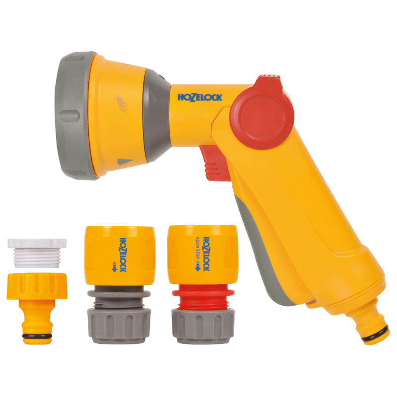 Пістолет - розпилювач + 3 конектори Multi Spray Soft Touch Starter Set HoZelock 2343