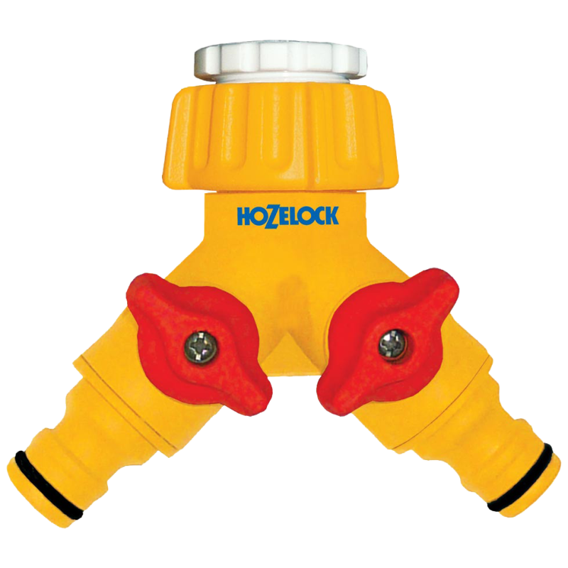 Конектор для крана подвійний HoZelock 2256 1/2 "/ 3/4" (G1 / 2 і G3 / 4)