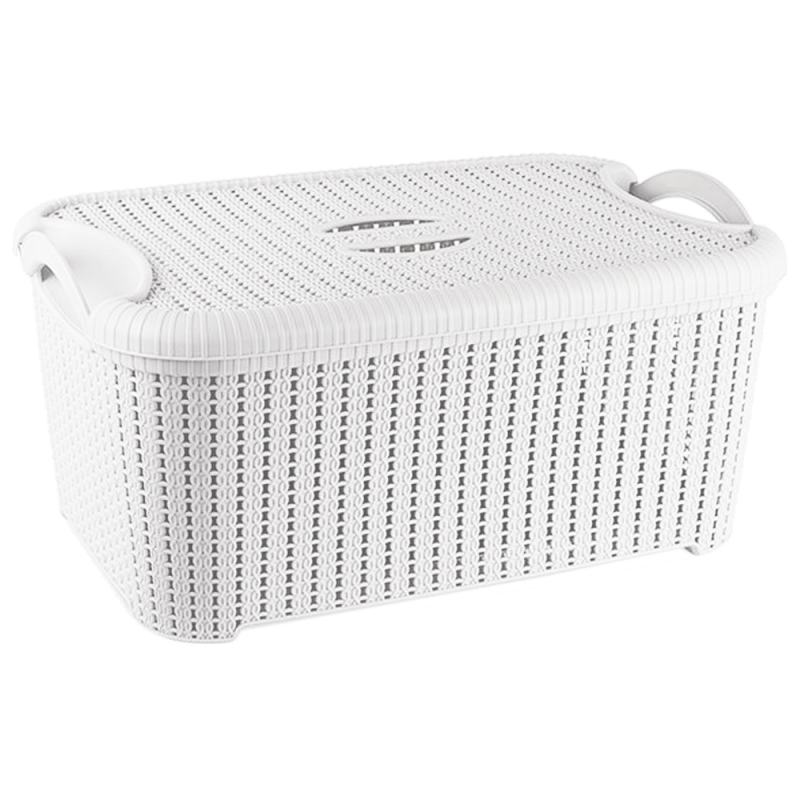 Кошик з кришкою Flexi 22 л білий
