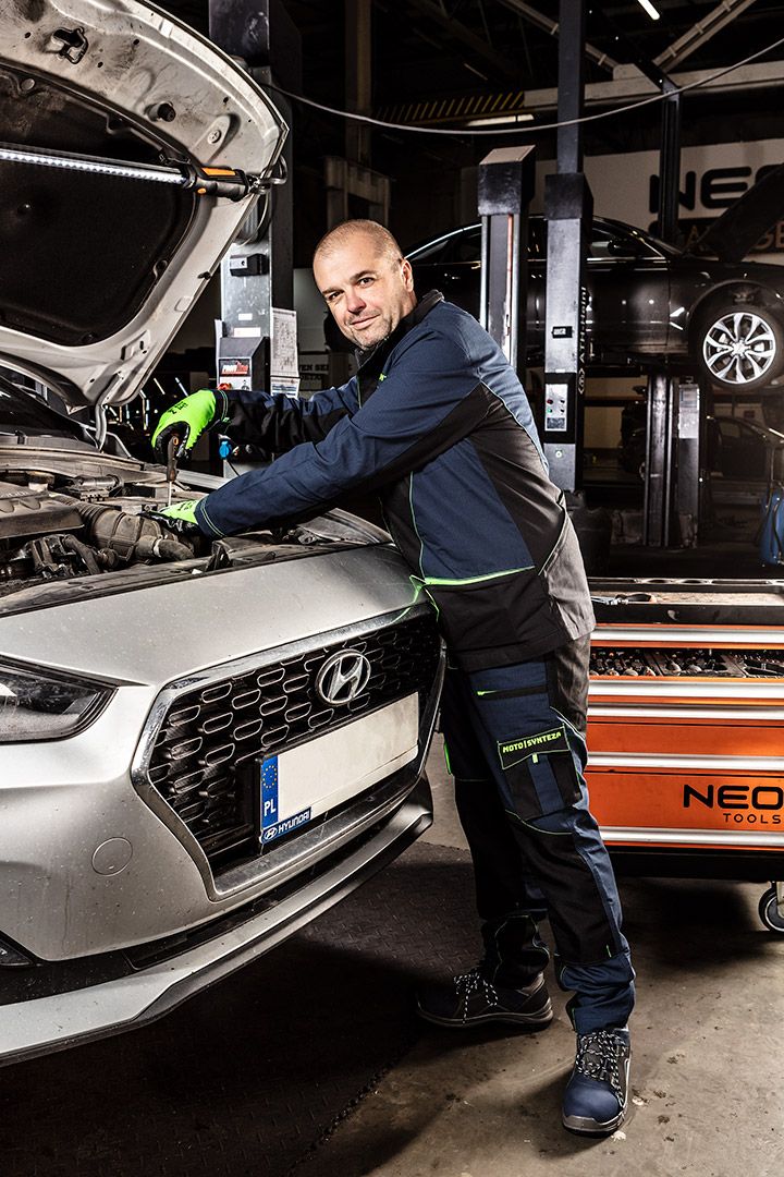Штани робочі Motosynthesis, 100% бавовна, ріпстоп, розмір XXXL NEO TOOLS