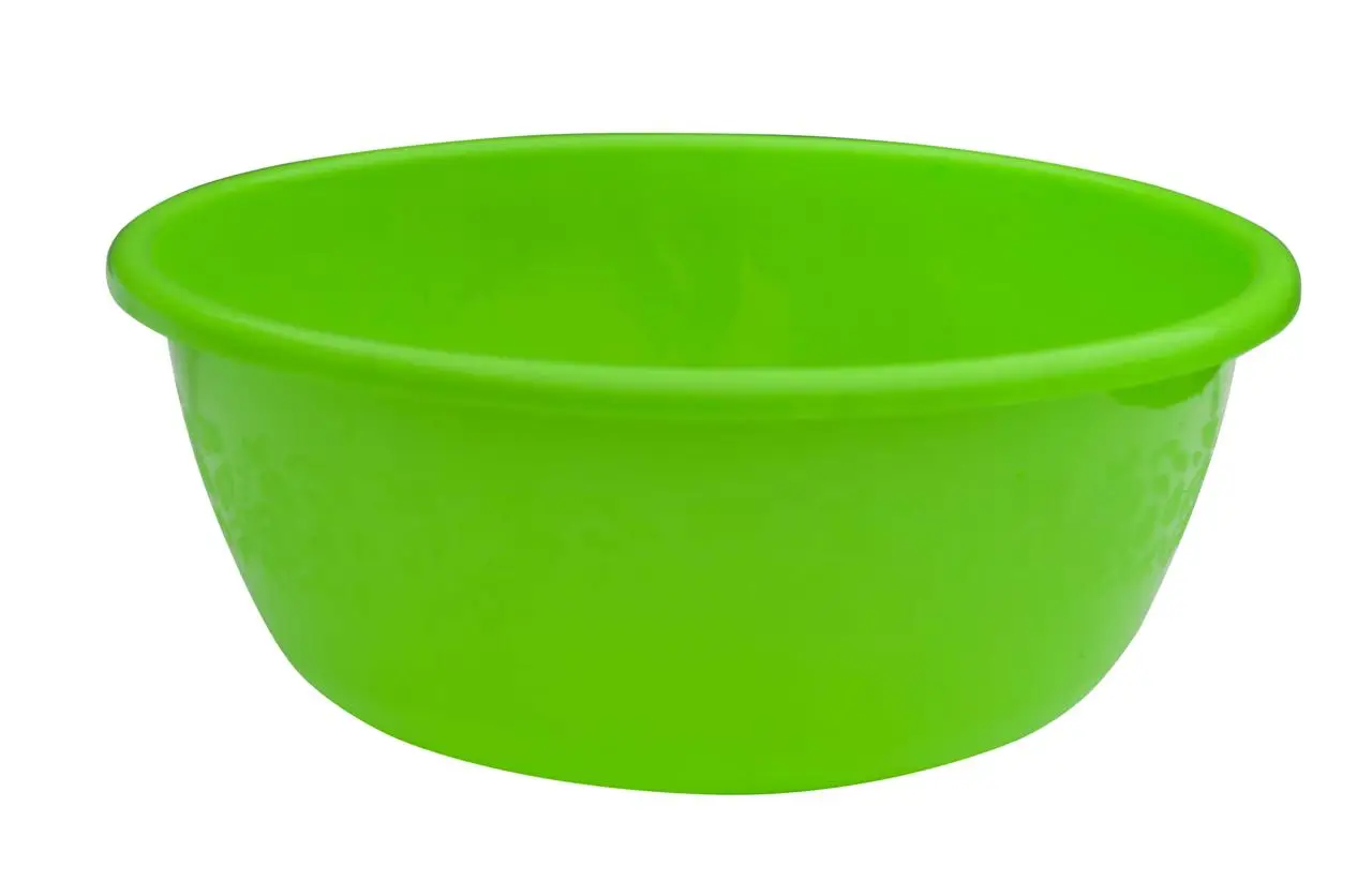 Миска пластикова Ягодка 9 л Plastic's Craft Салатова