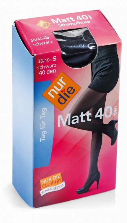 Колготки Nur Die Матові 40 Den S (38-40) Чорні (712254)