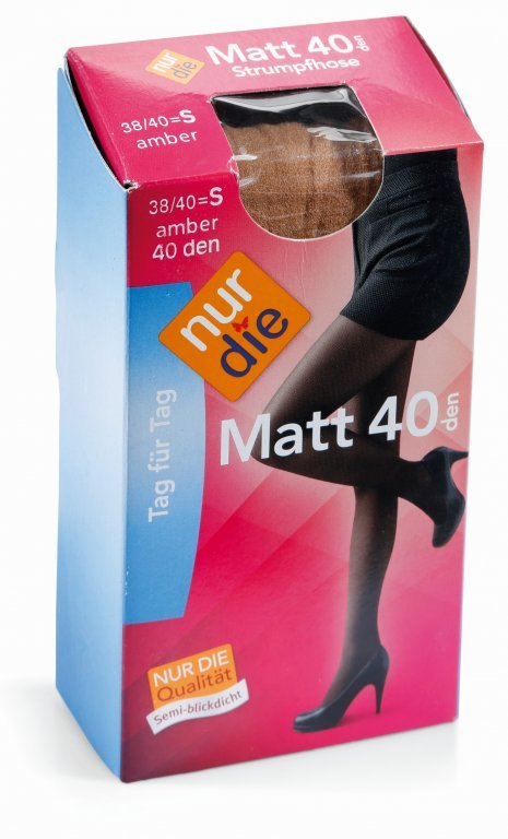 Колготки Nur Die Матові 40 Den S (38-40) Темно-тілесні (712254)