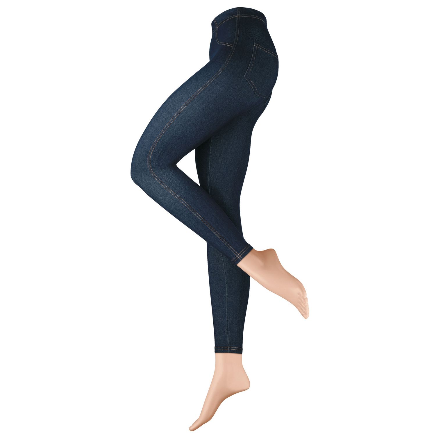 Жіночі джегінси Nur Die Treggings з кишенями 38-40 (S) Синій джинс (710020)
