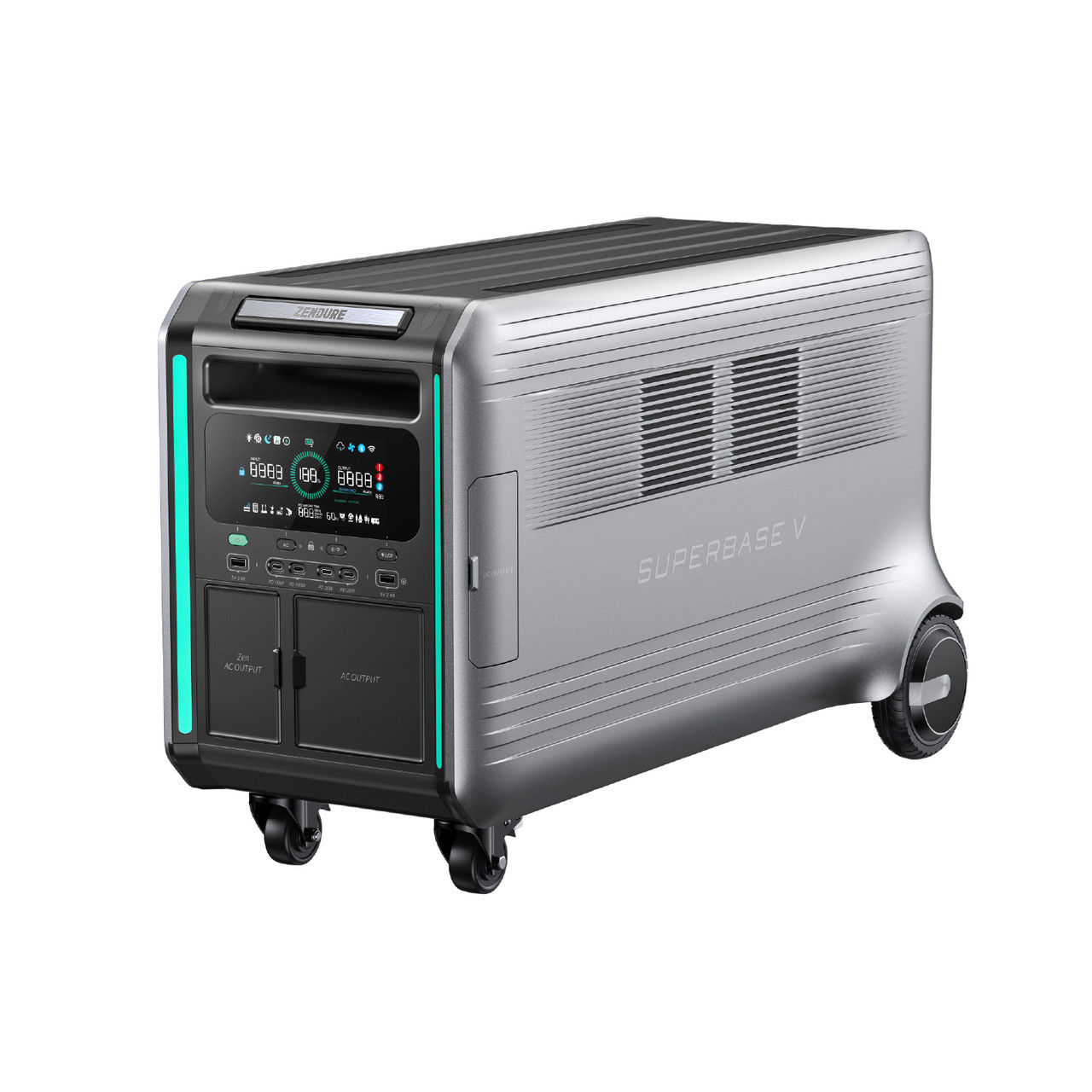 Зарядна станція Zendure SuperBase V4600 3800W, 4608 Wh Grey (ZDSBV4600-gy-eu)