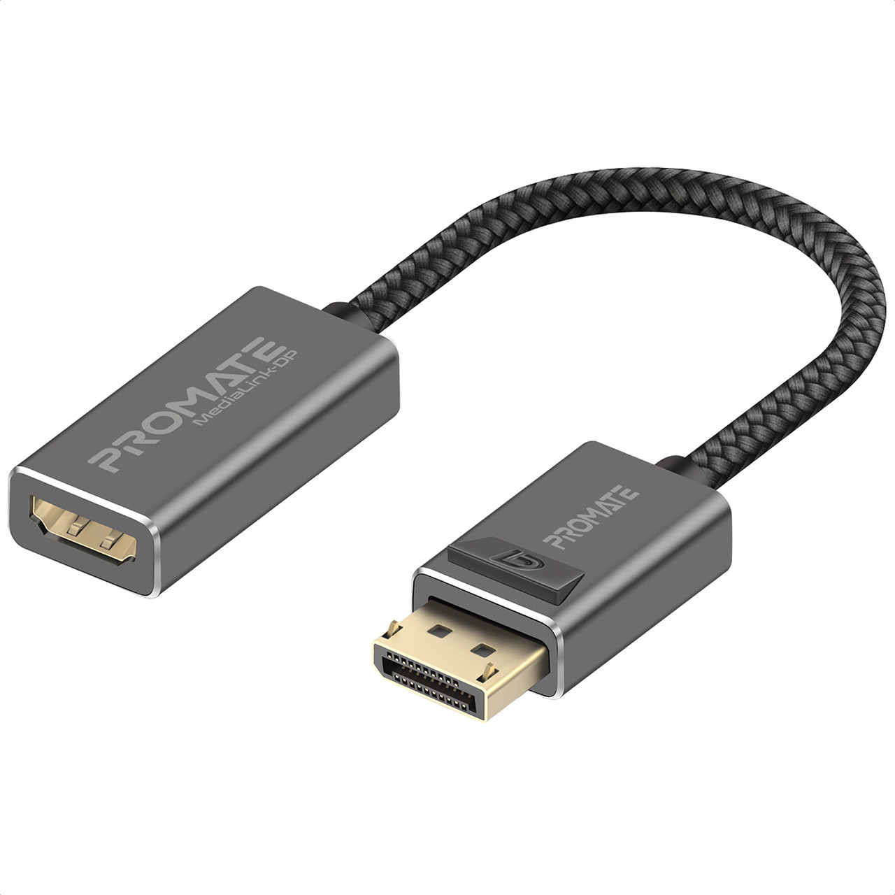 Адаптер Promate MediaLink-DP DisplayPort to HDMI Black (medialink-dp.black)