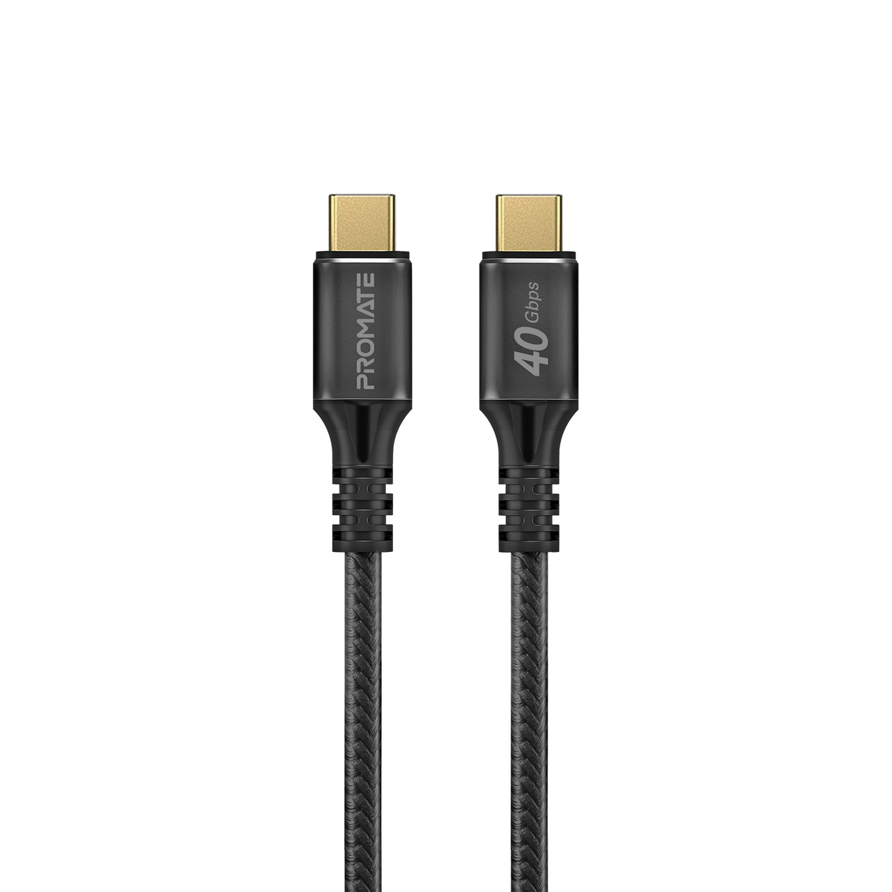 Кабель Promate PowerBolt240-2M USB Type-C to USB Type-C 240W PD 2 м Black (powerbolt240-2m.black)