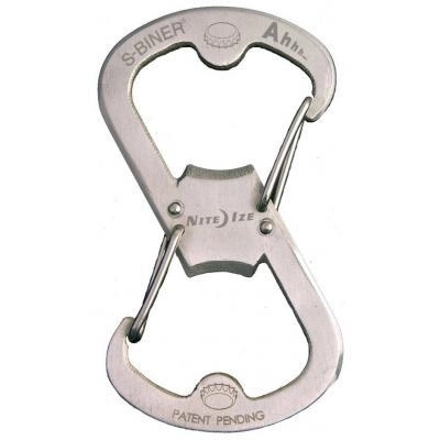 Карабін туристичний Nite ize Carb SS Opener NI812 Steel