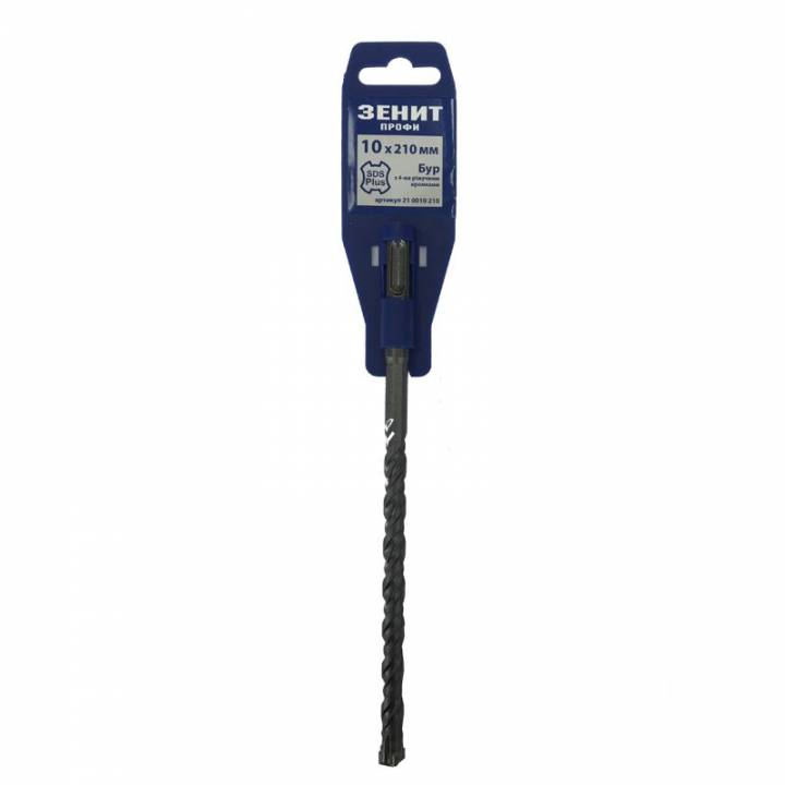 Бур SDS-Plus 10х210мм з 4-ма ріжучими кромками