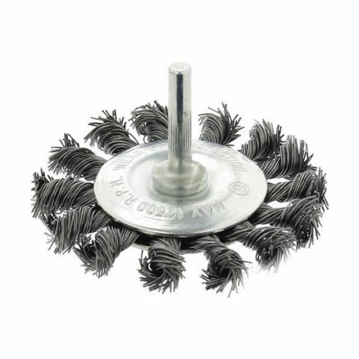 Щітка дискова плетена сталь 75 мм, 0,5 мм Зенит