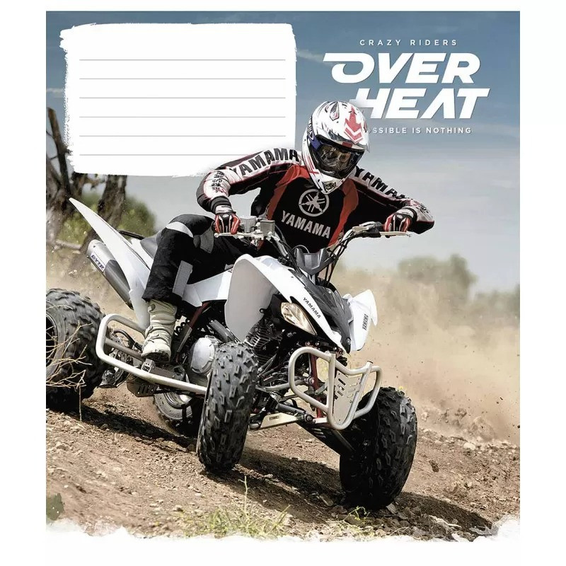 Зошит учнівський "Over heat" 018-3218L-5 в лінію на 18 аркушів