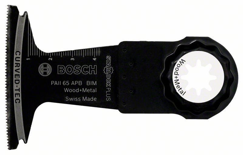 Пиляльне полотно по дереву та металу Bosch StarlockPlus BIM PAII 65 APB Wood and Metal (2609256D56)