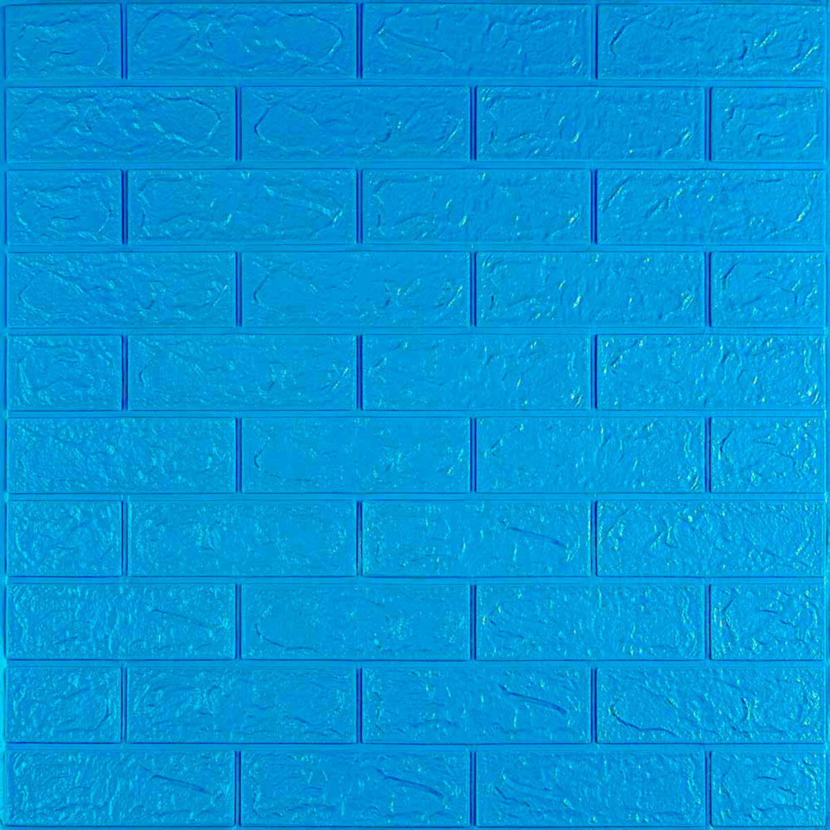 3D панель самоклеюча цегла Синій 700х770х3мм (003-3) SW-00000661