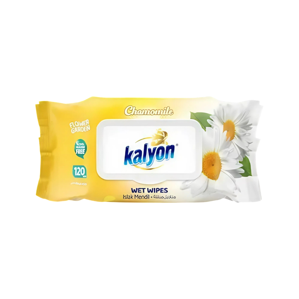 Вологі серветки Kalyon Chamomile Ромашка 120 шт (MM00.0007)